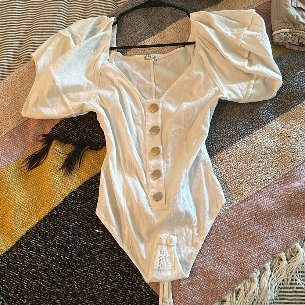 Small free people body suit bohemian